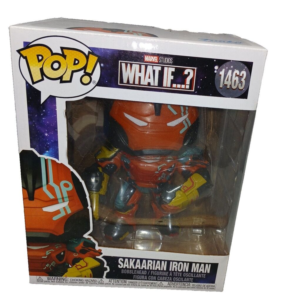 Funko Pop Marvel What if? Sakaarian Iron Man 1463 Figure New in Box Sealed
